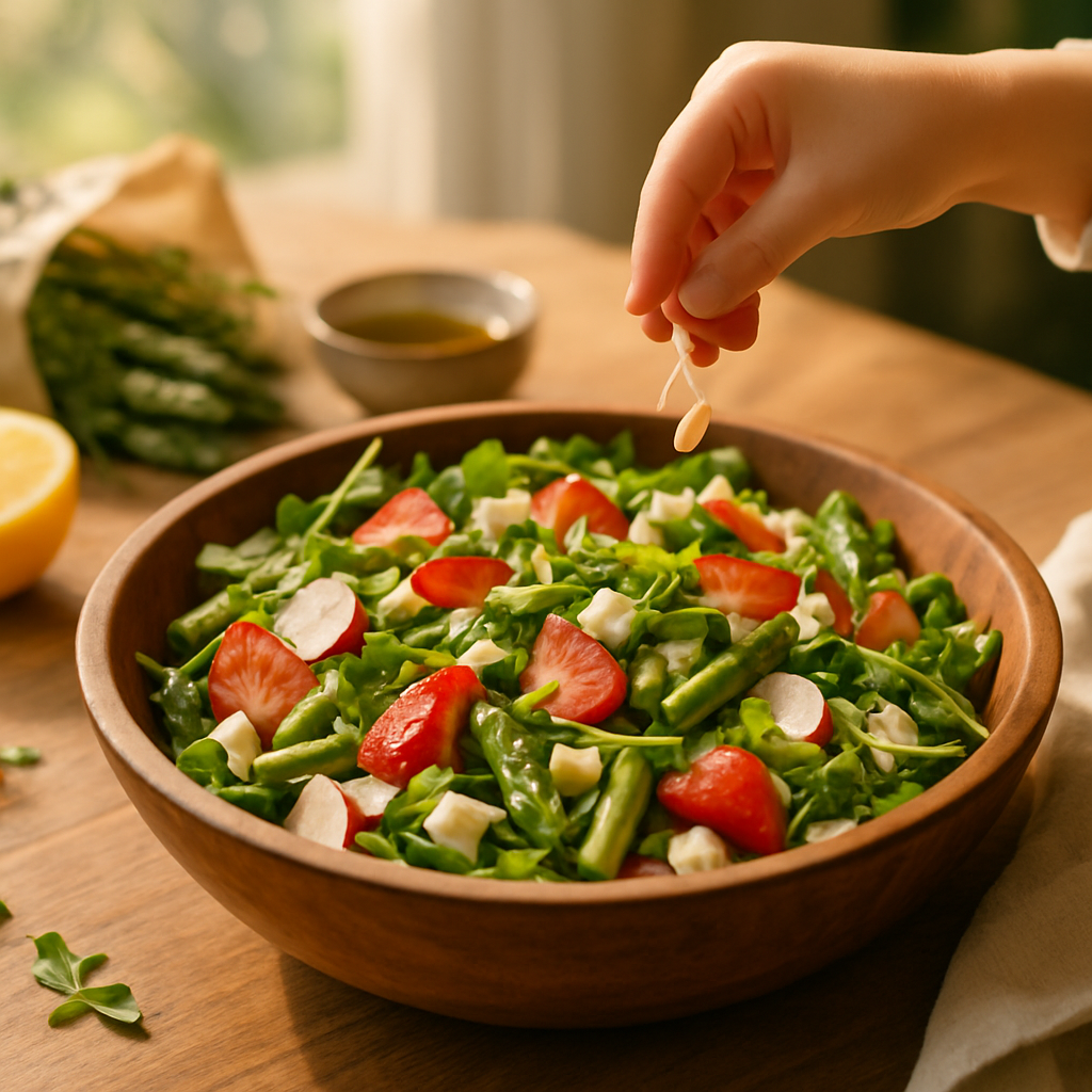 Frühlingssalate mit frischen Zutaten – Mommy's Cuisine 95b5156f 396a 45f0 b5bf 3fe4f1e52810